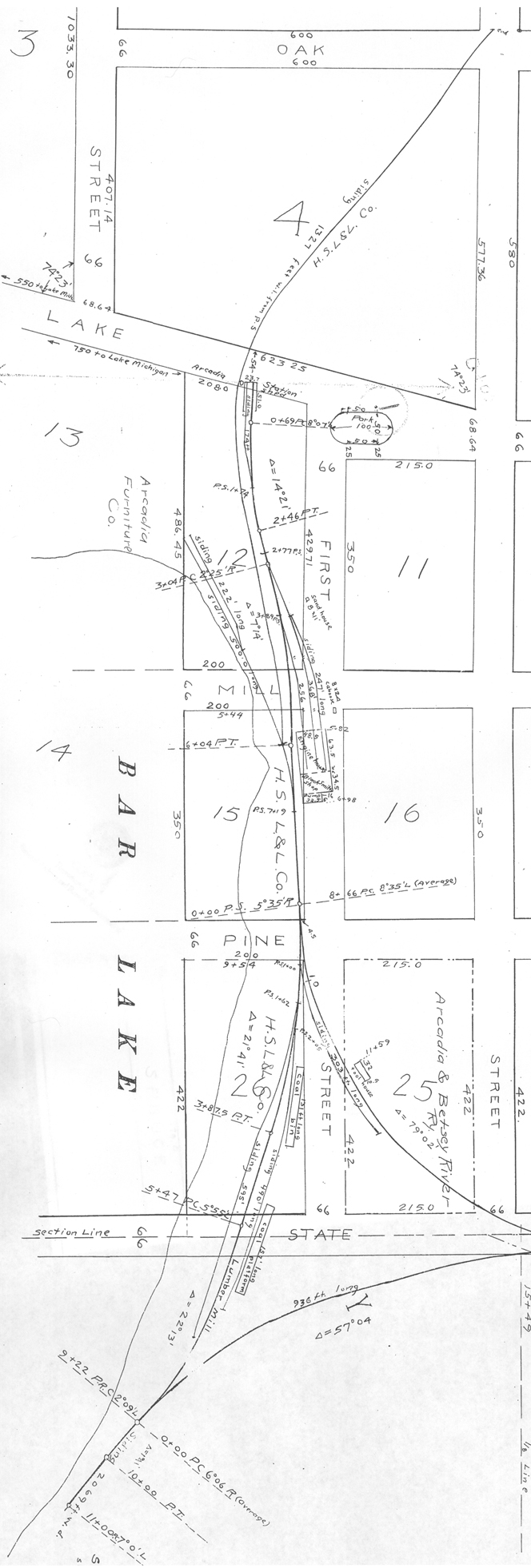 1914 Valuation Map of Northeast Arcadia Lake Shore